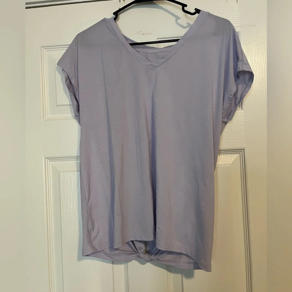 All in Motion Boxy Top with Tie Back - Picture 2 of 8